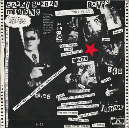 Under Two Flags : Masks (7", Single)