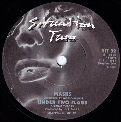 Under Two Flags : Masks (7", Single)
