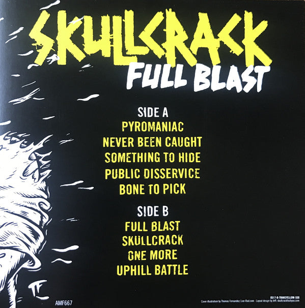 Skullcrack : Full Blast (7", EP, Yel)