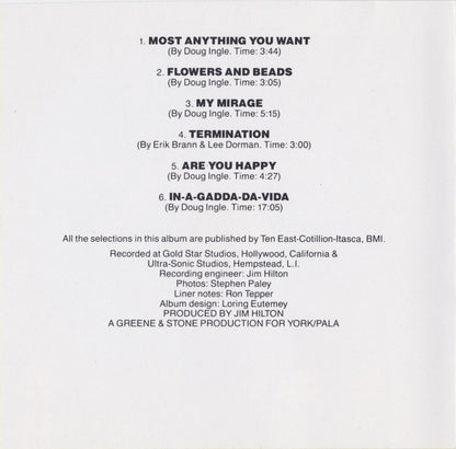 Iron Butterfly : In-A-Gadda-Da-Vida (CD, Album, RE, SRC)