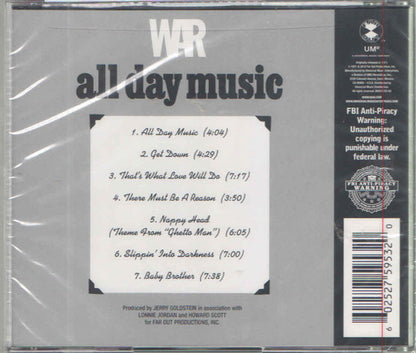 War : All Day Music (CD, Album, RE)