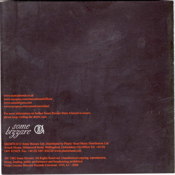 Marc And The Mambas : Untitled (CD, Album, Enh, RE)