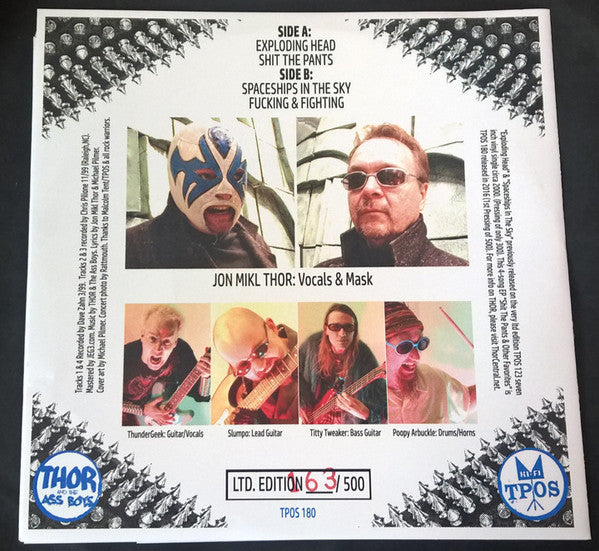 Thor And The Ass Boys : Shit The Pants & Other Favorites (7", EP, Blu)