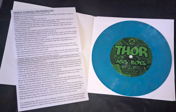 Thor And The Ass Boys : Shit The Pants & Other Favorites (7", EP, Blu)