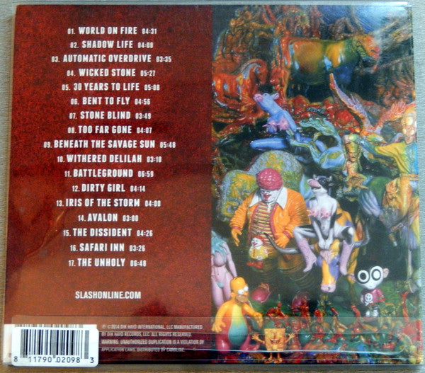 Slash (3) Featuring Myles Kennedy And The Conspirators : World On Fire (CD, Album, Dig)