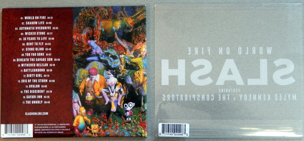 Slash (3) Featuring Myles Kennedy And The Conspirators : World On Fire (CD, Album, Dig)