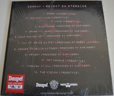 Conway* : Reject On Steroids (LP, Album, Ltd, Red)