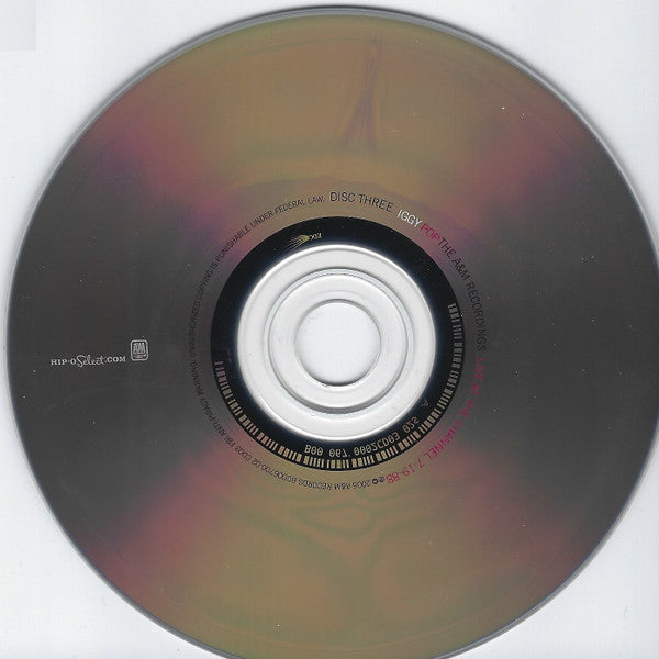 Iggy Pop : The A & M Recordings (3xCD, Comp, Ltd)