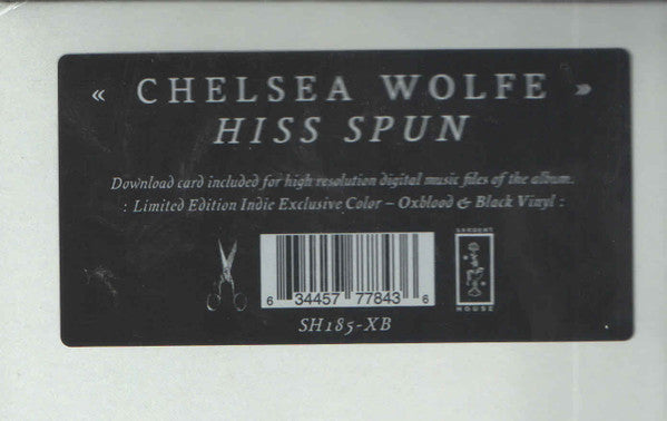 Chelsea Wolfe : Hiss Spun (LP, Oxb + LP, S/Sided, Etch, Oxb + Album, Ltd)
