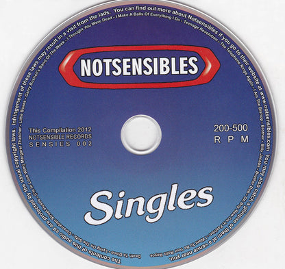 Notsensibles : Singles Remasters (CD, Comp)