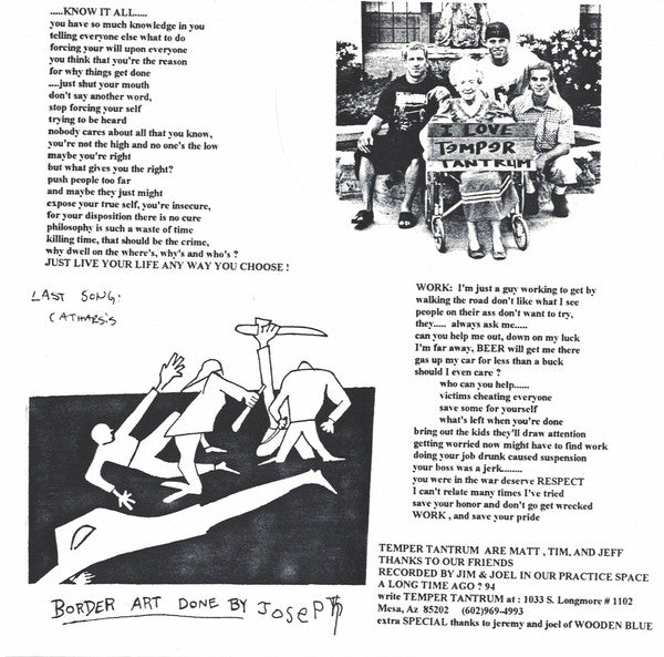 Haskel, Temper Tantrum (2) : Haskel / Temper Tantrum (7")