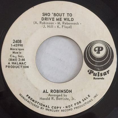 Al Robinson* : Sho 'Bout To Drive Me Wild / Empty Talk (7", Promo)