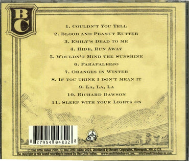 B.C. Camplight : Hide, Run Away (CD, Album)