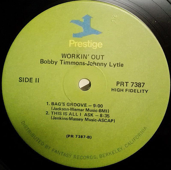 Bobby Timmons With Johnny Lytle : Workin´ Out! (LP, Album)