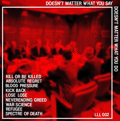 Lose Lose : Kill or Be Killed (12", S/Sided, Red)