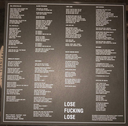 Lose Lose : Kill or Be Killed (12", S/Sided, Red)