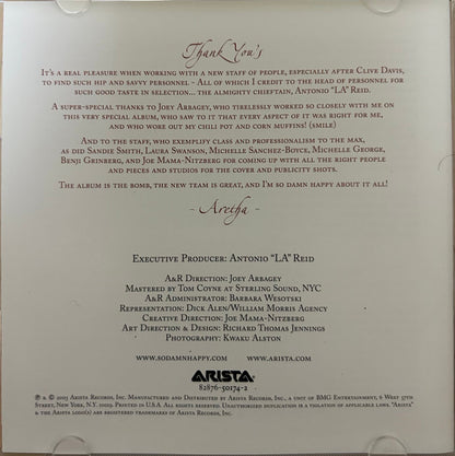 Aretha Franklin : So Damn Happy (CD, Album)