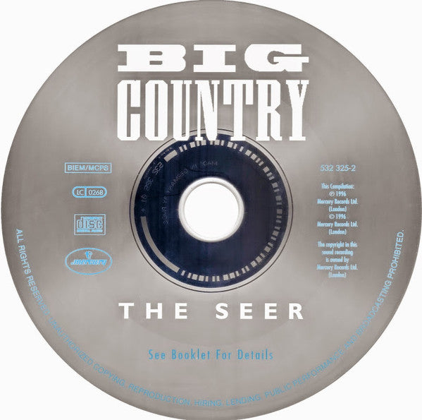 Big Country : The Seer (CD, Album, RE, RM)