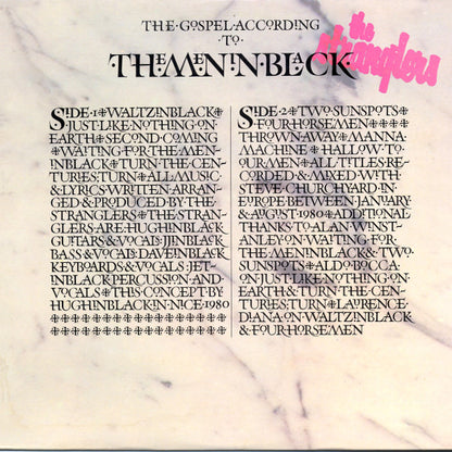 The Stranglers : The Gospel According To The Meninblack (LP, Album)