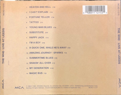 The Who : Live At Leeds (CD, Album, RE, RM, Mat)
