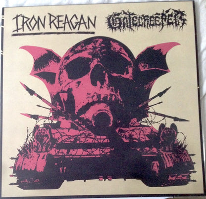 Iron Reagan / Gatecreeper : Iron Reagan / Gatecreeper (12", Ltd, Bon)