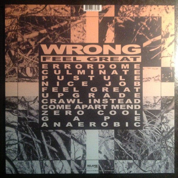 Wrong (7) : Feel Great (LP, Album, Ltd, Ele)