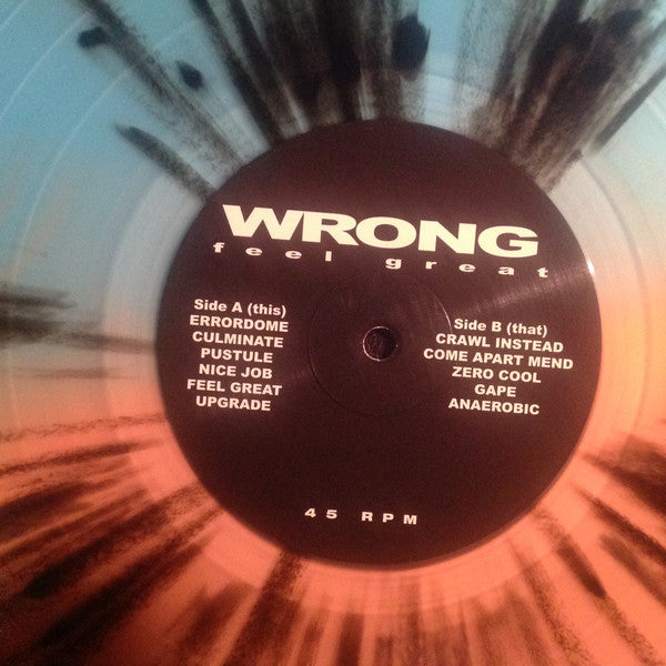 Wrong (7) : Feel Great (LP, Album, Ltd, Ele)