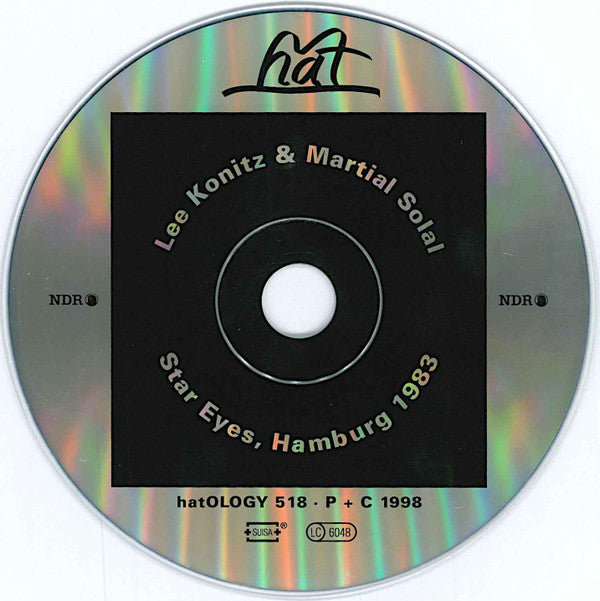 Lee Konitz & Martial Solal : Star Eyes, Hamburg 1983 (CD, Album, Ltd)