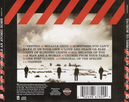 U2 : How To Dismantle An Atomic Bomb (CD, Album, UML)