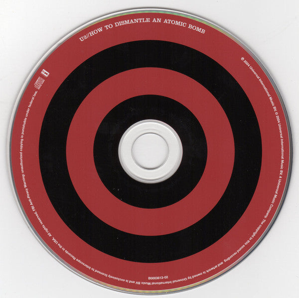 U2 : How To Dismantle An Atomic Bomb (CD, Album, UML)