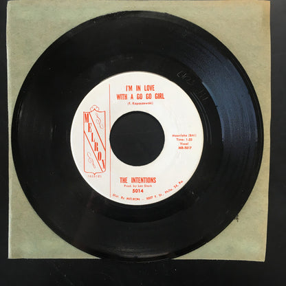 The Intentions (7) : I'm In Love With A Go Go Girl / Wonderful Girl (7", Single)