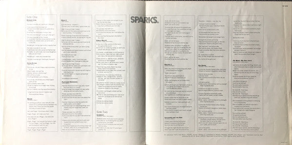 Sparks : Sparks (LP, Album, RE, Pit)