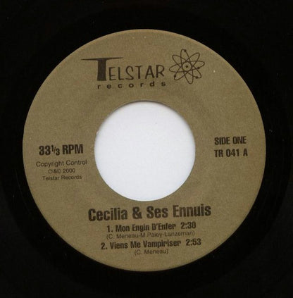 Cécilia Et Ses Ennuis : Mon Engin D'Enfer (7")