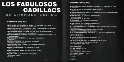 Los Fabulosos Cadillacs : 20 Grandes Exitos (2xCD, Comp, Club)