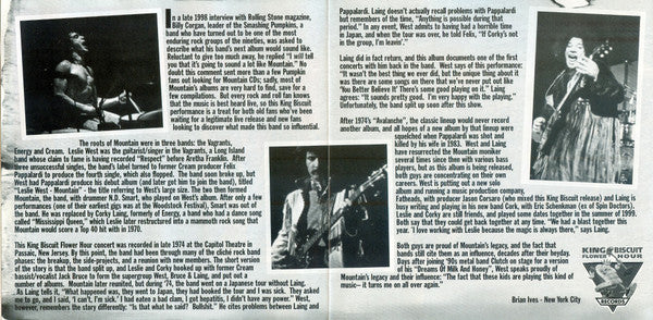 Mountain : Greatest Hits Live! (CD, Album, Club)