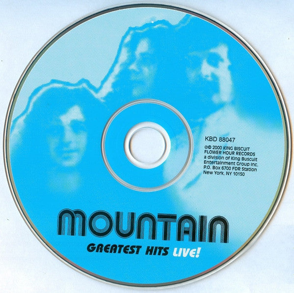Mountain : Greatest Hits Live! (CD, Album, Club)