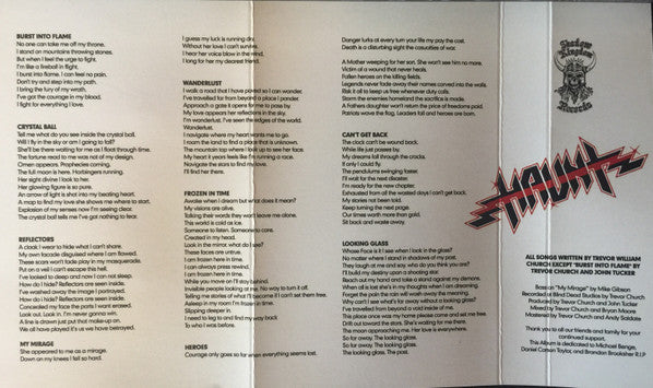 Haunt (7) : Burst Into Flame (Cass, Album, Red)