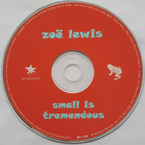 Zoë Lewis : Small Is Tremendous (CD, Album)