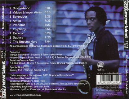 Marcus Strickland : Brotherhood (CD, Album)