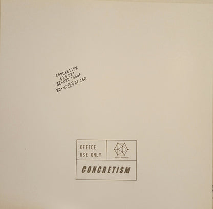 Concretism : For Concrete And Country (LP, Album, Ltd, Num, RP, Tur)