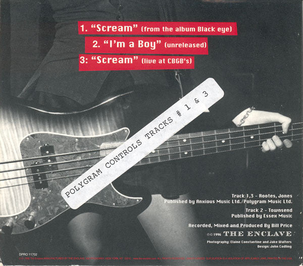 Fluffy (4) : Scream (CD, Single, Promo)