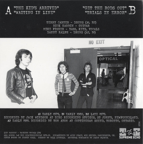 The Reaction (11) : East End Rockers (7", EP, Dlx, RM)