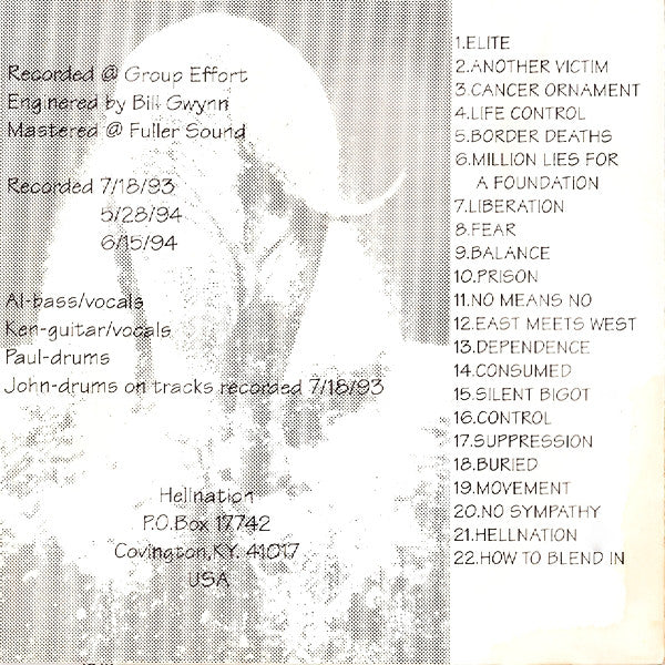 Hellnation : Control (CD, Album, RE)