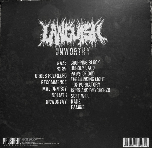 Languish : Unworthy (LP, Album, Pin)