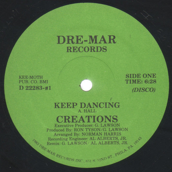 Creations* : Keep Dancing (12")