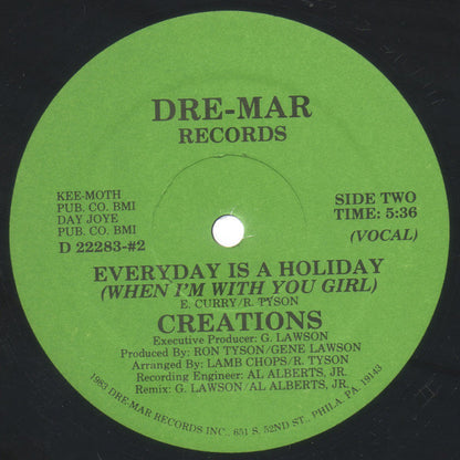 Creations* : Keep Dancing (12")
