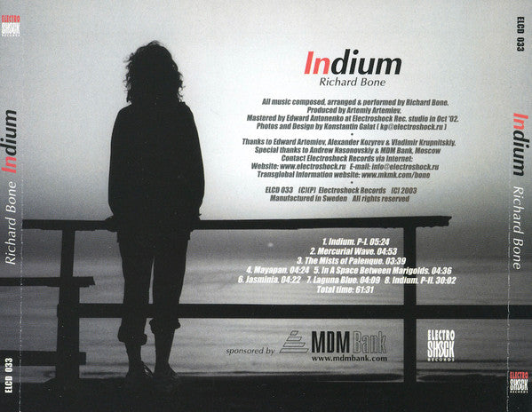 Richard Bone : Indium (CD, Album)