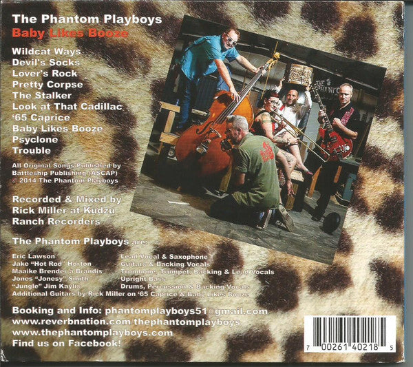 The Phantom Playboys : Baby Likes Booze (CD, Album, Dig)