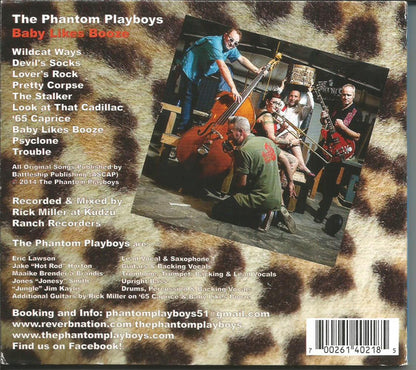 The Phantom Playboys : Baby Likes Booze (CD, Album, Dig)