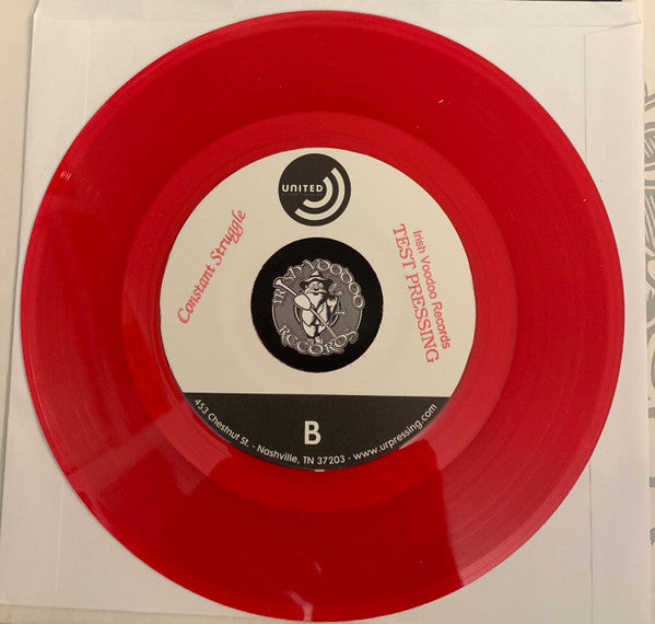 Constant Struggle : To Live Is To Slowly Die (7", EP, TP, Red)